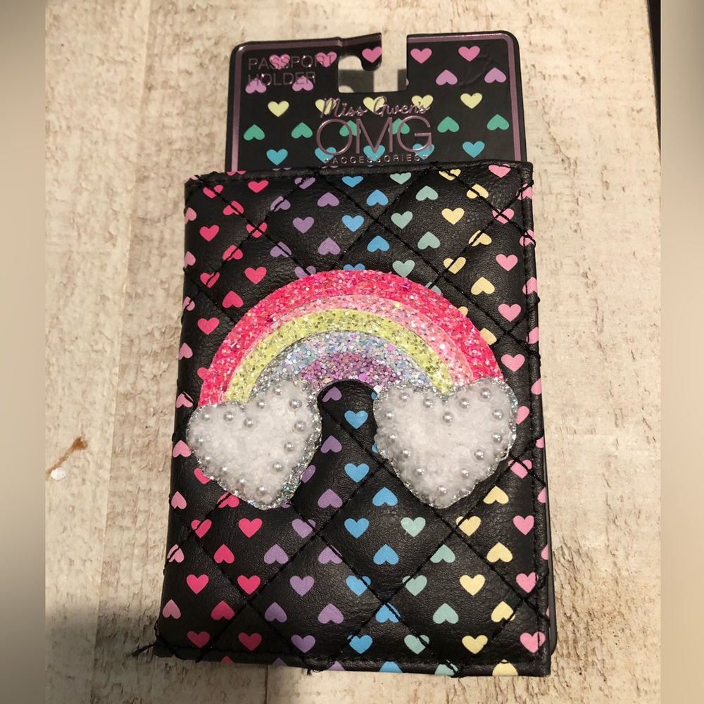 Passport Holder/Wallet. Kids passport holder. Miss Queen’s OMG Accessories -
